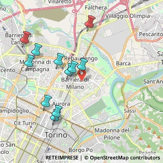 Mappa Via Luigi Salvatore Cherubini, 10154 Torino TO, Italia (2.10364)