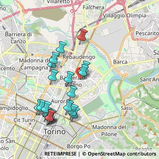 Mappa Via Luigi Salvatore Cherubini, 10154 Torino TO, Italia (2.075)