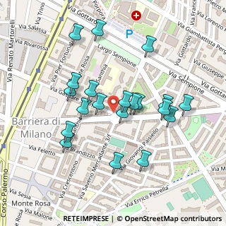 Mappa Via Luigi Salvatore Cherubini, 10154 Torino TO, Italia (0.218)