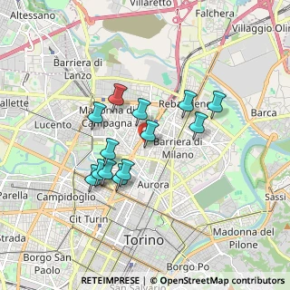 Mappa Via Valprato, 10131 Torino TO, Italia (1.46462)