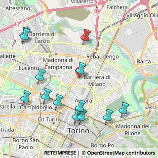 Mappa Via Valprato, 10131 Torino TO, Italia (2.50077)