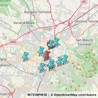 Mappa Via Valprato, 10131 Torino TO, Italia (2.6775)