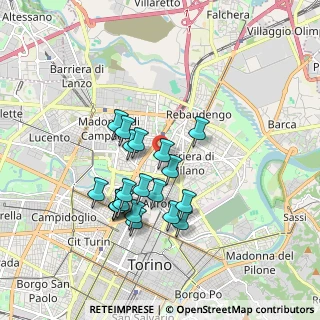 Mappa Via F. Cigna, 10155 Torino TO, Italia (1.563)