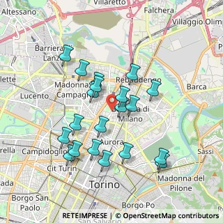 Mappa Via F. Cigna, 10155 Torino TO, Italia (1.713)