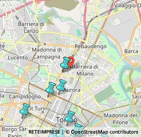 Mappa Via Valprato, 10155 Torino TO, Italia (3.085)