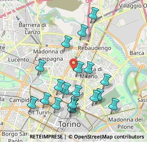 Mappa Via Valprato, 10155 Torino TO, Italia (1.98789)