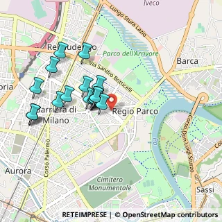 Mappa Via Gottardo, 10154 Torino TO, Italia (0.8265)