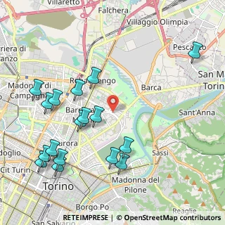 Mappa Via Gottardo, 10154 Torino TO, Italia (2.42824)
