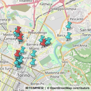 Mappa Via Gottardo, 10154 Torino TO, Italia (2.304)