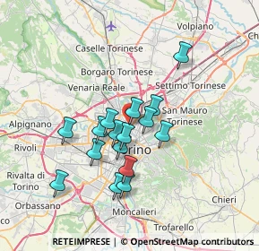 Mappa Via del Ridotto, 10147 Torino TO, Italia (5.64625)
