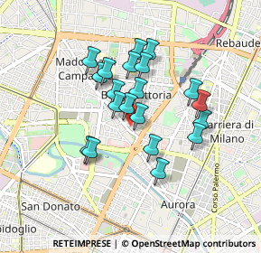 Mappa Via del Ridotto, 10147 Torino TO, Italia (0.7065)