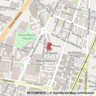 Mappa Via Valprato, 24, 10155 Torino, Torino (Piemonte)