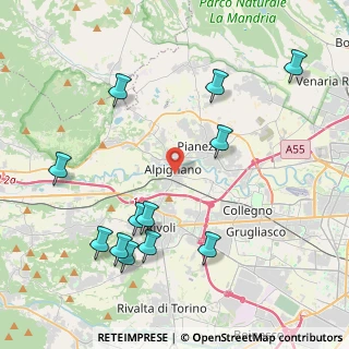 Mappa Via Armando Diaz, 10091 Alpignano TO, Italia (4.765)