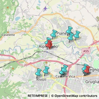 Mappa Via Diaz Armando, 10091 Alpignano TO, Italia (2.36867)