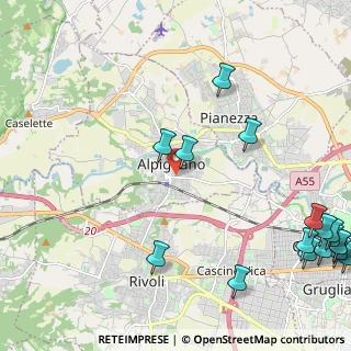Mappa Via Diaz Armando, 10091 Alpignano TO, Italia (3.32529)