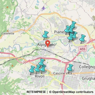Mappa Via Armando Diaz, 10091 Alpignano TO, Italia (2.34)