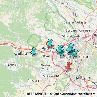 Mappa Via Diaz Armando, 10091 Alpignano TO, Italia (6.49364)