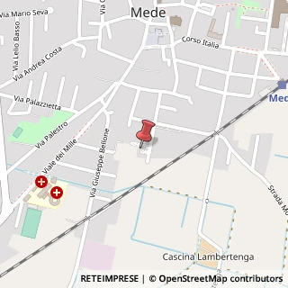 Mappa Via Cesare Battisti, 46/2, 27035 Mede PV, Italia, 27035 Mede, Pavia (Lombardia)