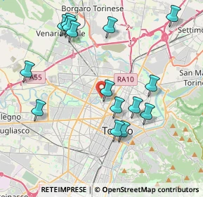 Mappa LIVORNO 24 ANG. VIA TREVISO c, 10144 Torino TO, Italia (4.31467)