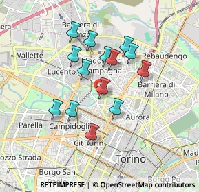 Mappa LIVORNO 24 ANG. VIA TREVISO c, 10144 Torino TO, Italia (1.49)