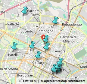 Mappa LIVORNO 24 ANG. VIA TREVISO c, 10144 Torino TO, Italia (2.37533)