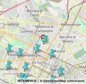 Mappa LIVORNO 24 ANG. VIA TREVISO c, 10144 Torino TO, Italia (2.93545)