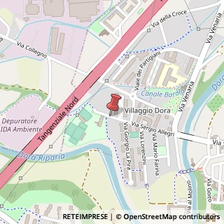 Mappa Via Sergio Allegri,  54, 10093 Collegno, Torino (Piemonte)