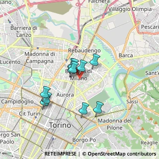 Mappa Via Candia, 10154 Torino TO, Italia (1.36545)