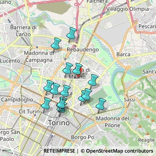 Mappa Via Candia, 10154 Torino TO, Italia (1.72667)