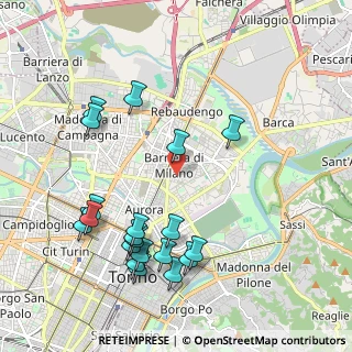 Mappa Via Candia, 10154 Torino TO, Italia (2.2815)