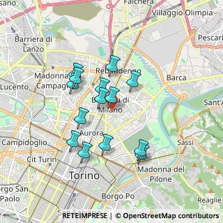 Mappa Via Candia, 10154 Torino TO, Italia (1.52429)