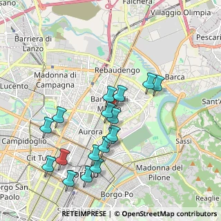 Mappa Via Jacopo Foroni, 10155 Torino TO, Italia (1.98176)