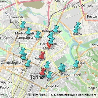 Mappa Via Candia, 10154 Torino TO, Italia (2.089)