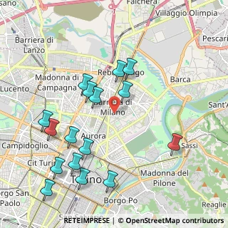 Mappa Via Jacopo Foroni, 10155 Torino TO, Italia (2.22438)