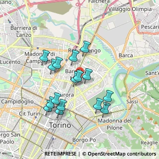 Mappa Via Jacopo Foroni, 10155 Torino TO, Italia (1.6875)