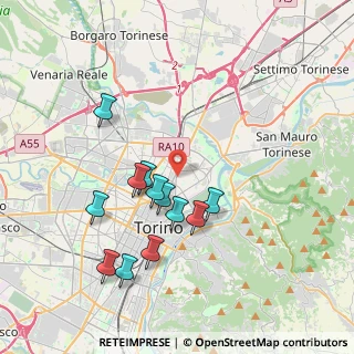 Mappa Via Sesia, 10154 Torino TO, Italia (3.63083)