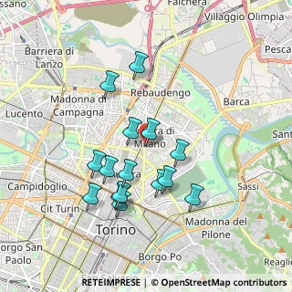 Mappa Via Sesia, 10154 Torino TO, Italia (1.67067)