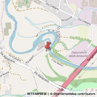 Mappa Via Molini, 71, 10093 Collegno, Torino (Piemonte)