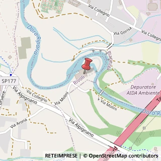 Mappa Via Molini, 35, 10098 Rivoli, Torino (Piemonte)