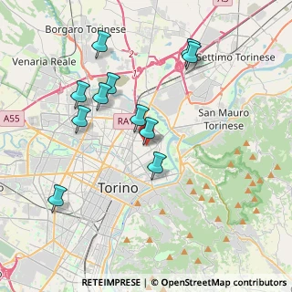 Mappa Via Enrico Petrella, 10154 Torino TO, Italia (3.82545)