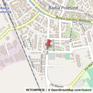 Mappa Via Masetti, 364, 45021 Badia Polesine, Rovigo (Veneto)