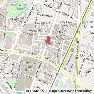 Mappa Corso Vercelli, 64, 10155 Torino, Torino (Piemonte)