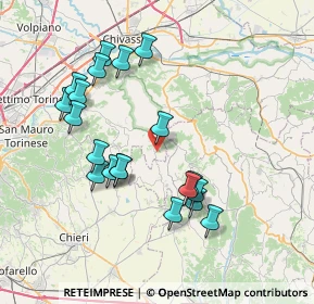 Mappa Via Moncucco, 10090 Cinzano TO, Italia (7.5035)