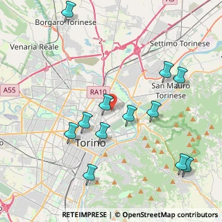 Mappa Piazza Augusto Rostagni, 10154 Torino TO, Italia (4.90077)