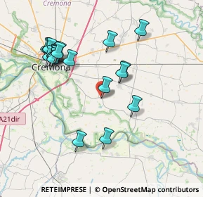 Mappa Vicolo Breda, 26040 Pieve D'olmi CR, Italia (7.85368)