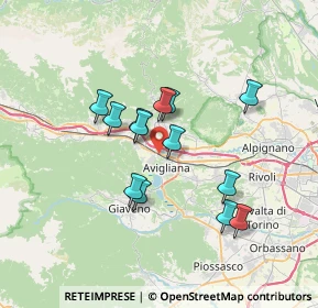 Mappa SS 25 del Moncenisio, 10051 Avigliana TO, Italia (5.79846)