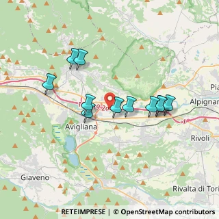 Mappa Torino - Bardonecchia, 10051 Avigliana TO, Italia (3.19364)