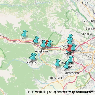 Mappa Torino - Bardonecchia, 10051 Avigliana TO, Italia (6.94667)