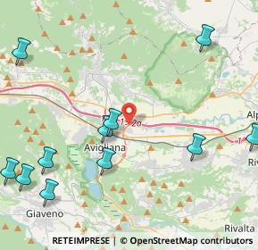 Mappa Lungo Dora Ugo Foscolo, 10051 Avigliana TO, Italia (6.08308)