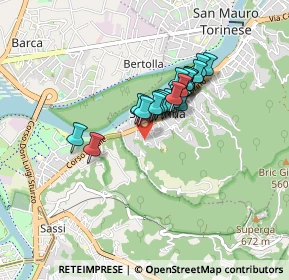 Mappa Via Rocciamelone, 10099 San Mauro Torinese TO, Italia (0.5995)